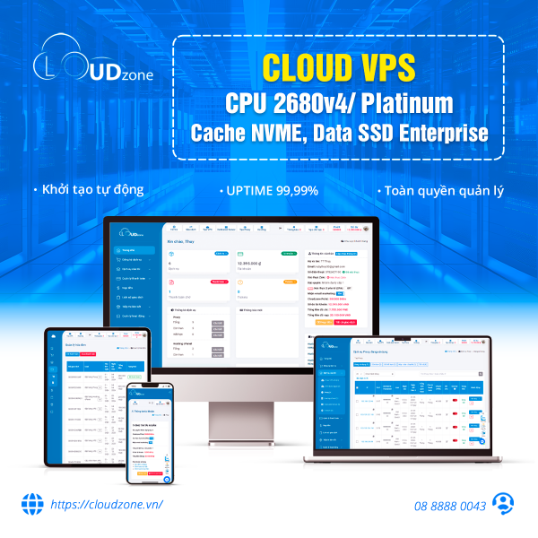 Cung cấp Cloud VPS - Công ty TNHH MTV Công nghệ Đại Việt Số