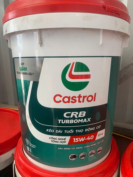 Dầu động cơ Castrol CRB Turbomax 15W40 CI4-E7