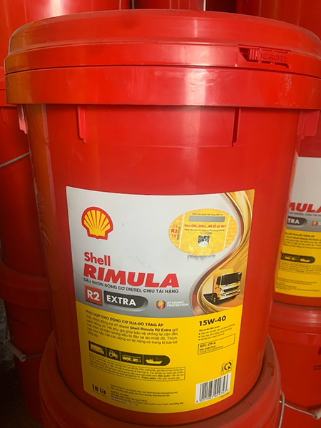 Dầu động cơ Shell Rimula R2 Extra 15W40 CF-4