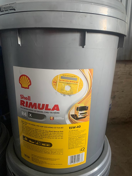 Dầu động cơ Shell Rimula R4X 15W40 CI-4