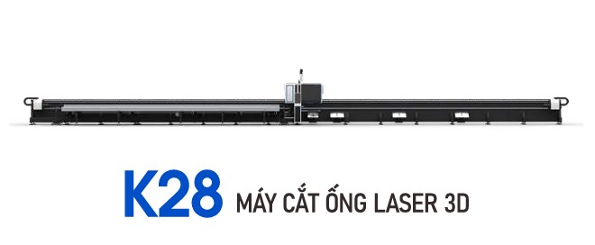 Máy cắt ống laser 3D K28 12m - Máy Cắt Laser - Công Ty TNHH Dịch Vụ Thương Mại Xuất Nhập Khẩu Longxin