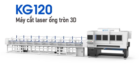 Máy cắt laser ống tròn 3D KG120 - Máy Cắt Laser - Công Ty TNHH Dịch Vụ Thương Mại Xuất Nhập Khẩu Longxin