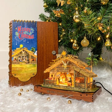 Thiệp Giáng sinh bằng gỗ 3D - Đồ Chơi WoodWander - Công Ty Cổ Phần Sản Xuất Và Thương Mại WoodWander