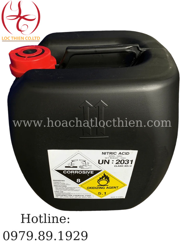 Hóa chất HNO3 - Hóa Chất Bán Dẫn Lộc Thiên - Công Ty TNHH Đầu Tư Phát Triển Lộc Thiên