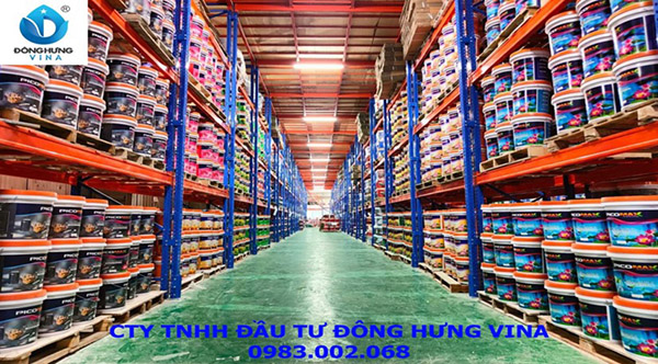 Kệ ứng dụng kho sơn