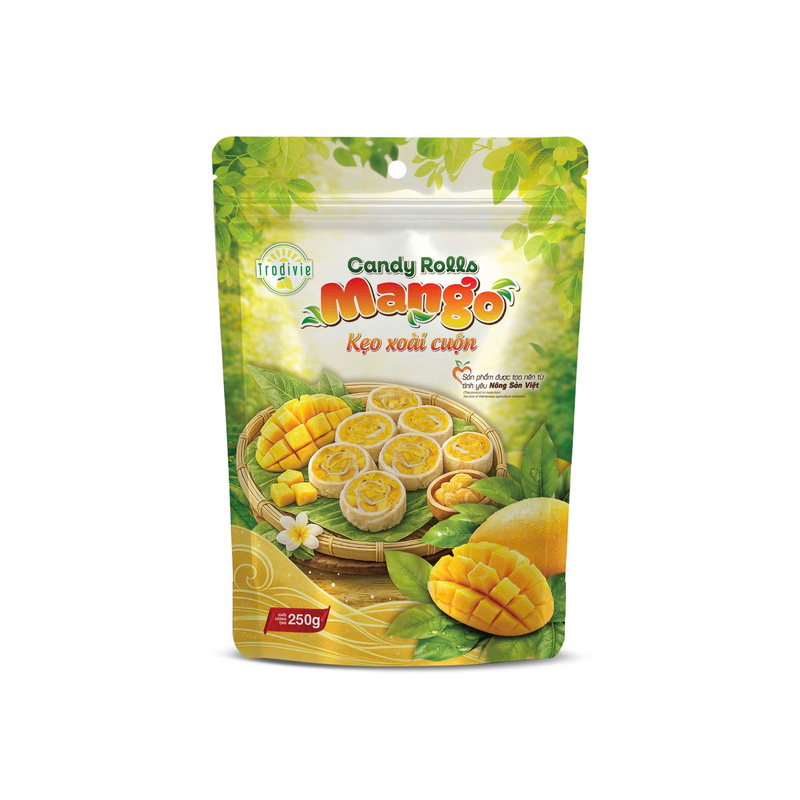 Kẹo xoài cuộn