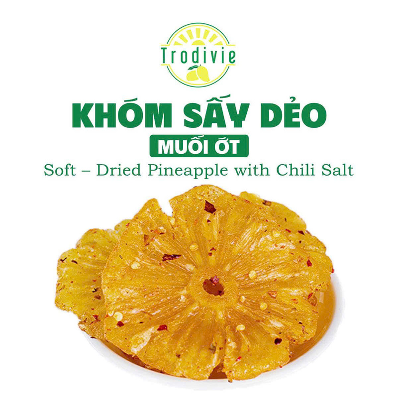 Khóm sấy dẻo muối ớt