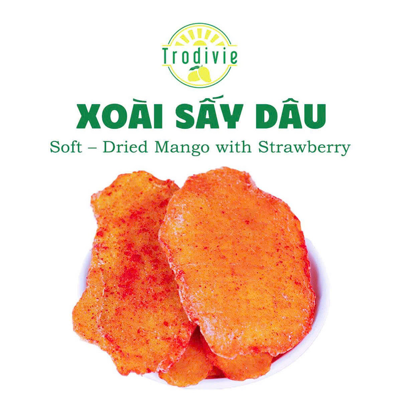 Xoày sấy dâu dẻo