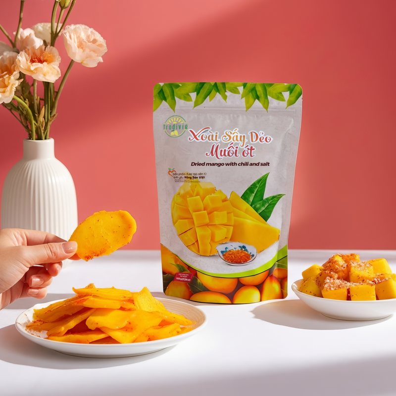 Xoài sấy dẻo muối ớt