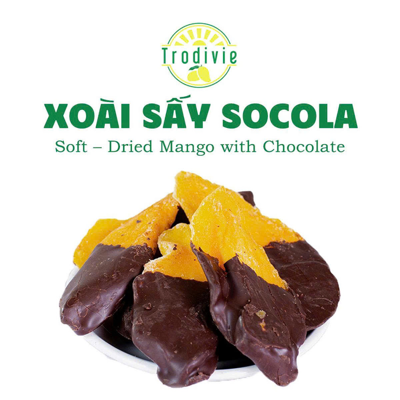 Xoài sấy socola dẻo