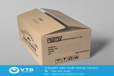 Thùng carton 5 lớp - Bao Bì Carton VTG - Công Ty TNHH Đầu Tư Và Xây Dựng VTG