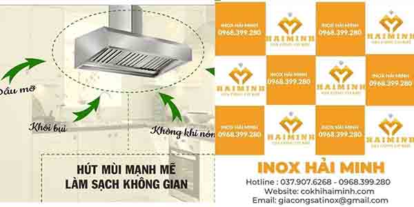 Máy hút khói công nghiệp - Bàn Ghế Inox Hải Minh - Công Ty TNHH SX TM Xây Dựng Cơ Khí Hải Minh