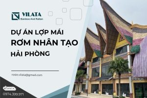 Dự án lợp mái rơm nhân tạo Hải Phòng - Công Ty TNHH MTV Vilata