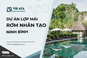 Dự án lợp mái rơm nhân tạo Ninh Bình - Công Ty TNHH MTV Vilata