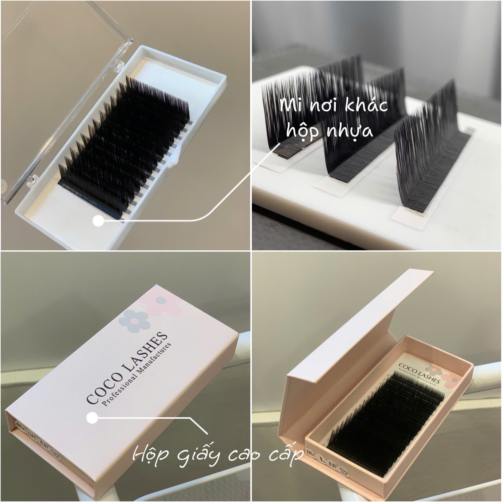 Mi Trung Hoa - Xưởng Lông Mi Giả CoCo Lashes