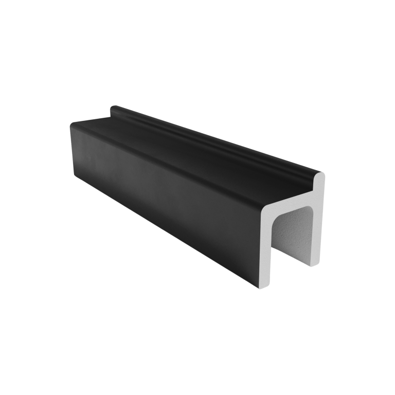 Chân cabin phòng tắm có gờ màu đen