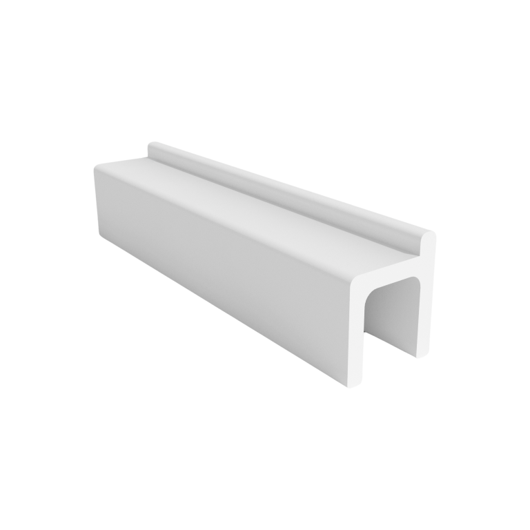 Chân cabin phòng tắm có gờ màu trắng