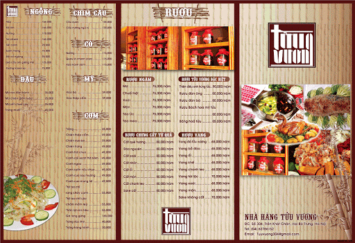 In thực đơn M08 - In Bao Bì ATP - Công Ty TNHH Đầu Tư Và Thương Mại ATP