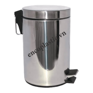 Thùng rác inox đạp chân - Thùng Rác Nhựa Enco - Công Ty Cổ Phần Sản Xuất Thiết Bị Môi Trường Đô Thị Enco