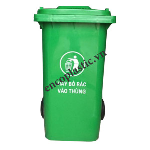 Thùng rác nhựa HDPE 240L - Thùng Rác Nhựa Enco - Công Ty Cổ Phần Sản Xuất Thiết Bị Môi Trường Đô Thị Enco