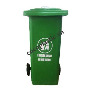 Thùng rác Composite 120L - Thùng Rác Composite Enco - Công Ty Cổ Phần Sản Xuất Thiết Bị Môi Trường Đô Thị Enco