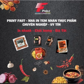 In tem nhãn bao bì thực phẩm