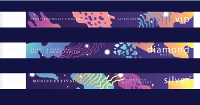 In vòng tay giấy sự kiện