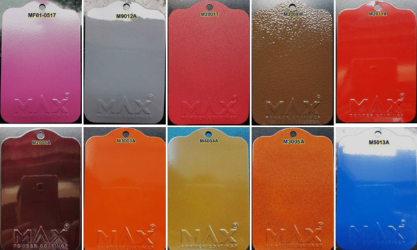 Bảng màu sơn - Công Ty TNHH Max Powder Coatings (VIET NAM)