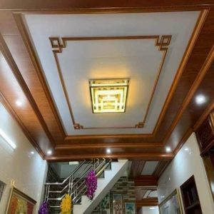 Trần nhựa giả gỗ - Tấm Nhựa ốp Tường Thăng Long - Công Ty Cổ Phần Tư Vấn Xây Dựng Và Nội Thất Thăng Long