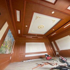 Trần nhựa giả gỗ - Tấm Nhựa ốp Tường Thăng Long - Công Ty Cổ Phần Tư Vấn Xây Dựng Và Nội Thất Thăng Long