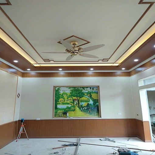Trần nhựa màu trắng - Tấm Nhựa ốp Tường Thăng Long - Công Ty Cổ Phần Tư Vấn Xây Dựng Và Nội Thất Thăng Long