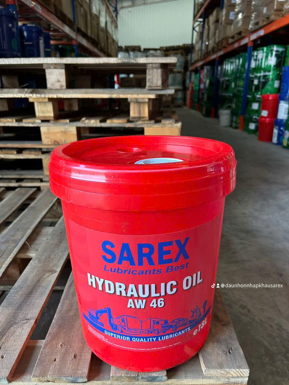 Dầu thủy lực Sarex Hydraulic Oil AW 46