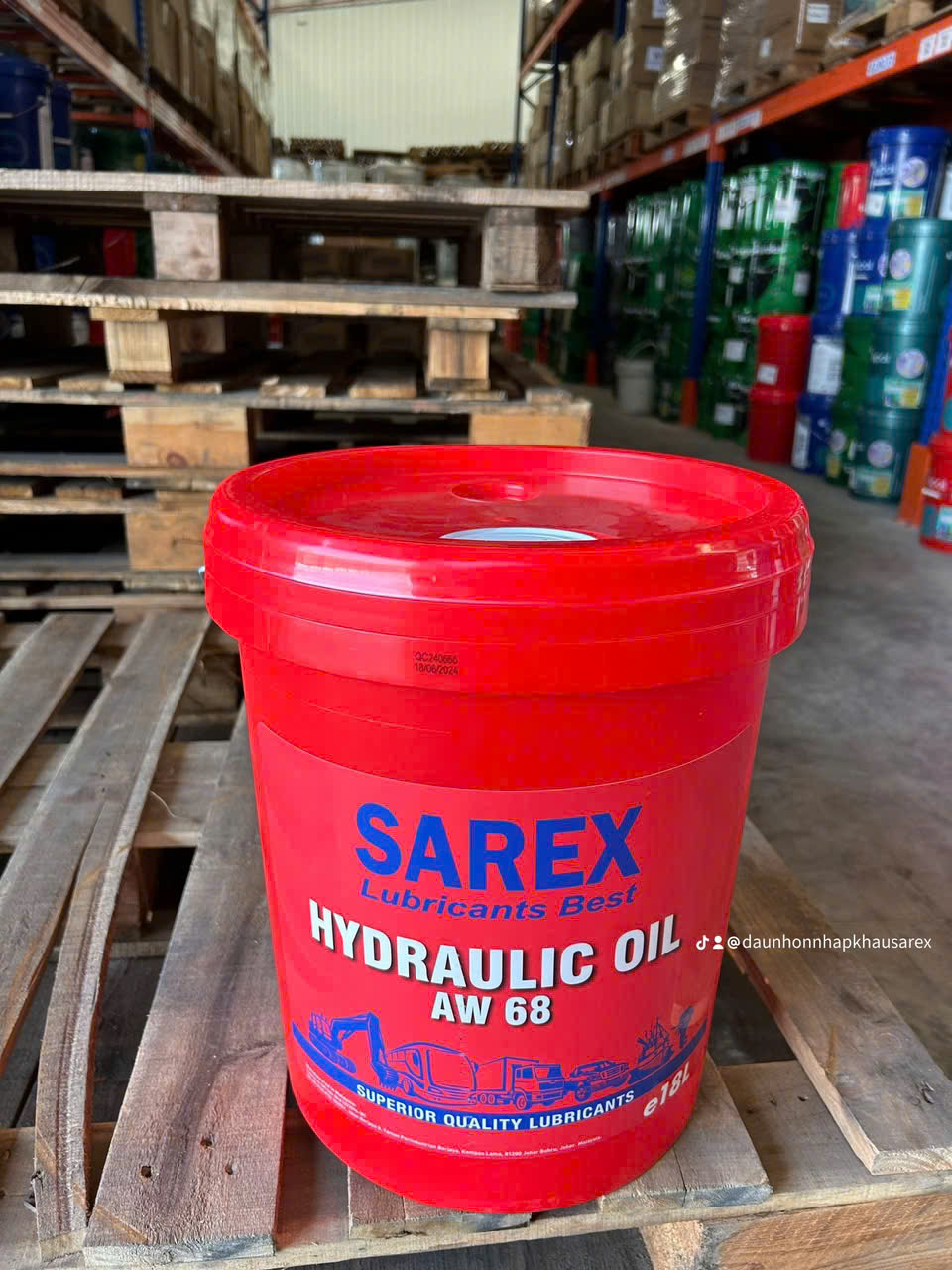 Dầu thủy lực Sarex Hydraulic Oil AW 68