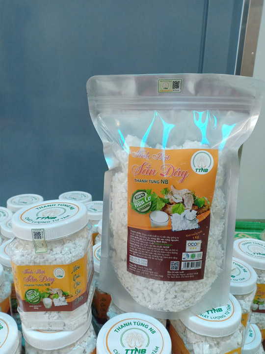 Tinh bột sắn dây hữu cơ túi 1kg