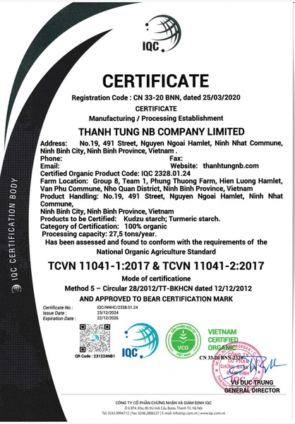 Chứng nhận TCVN 11041-1:2017 & TCVN 11041-2:2017