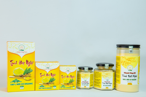 Tinh bột nghệ hữu cơ đủ loại (500g,200g,80g)