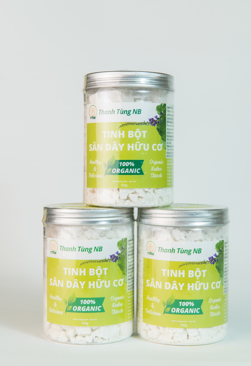 Tinh bột sắn dây hữu cơ hộp 350g