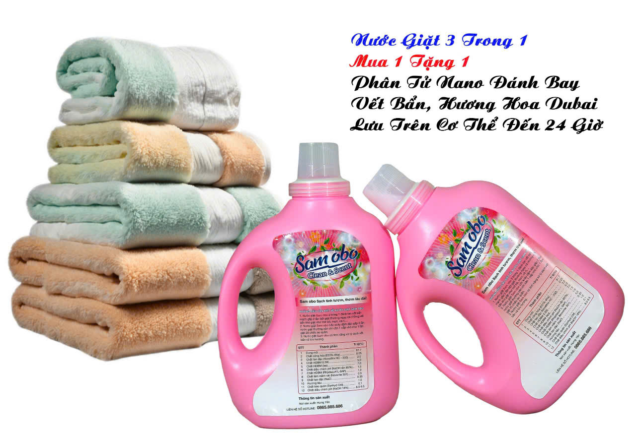 Nước giặt SAM OBO 3in1