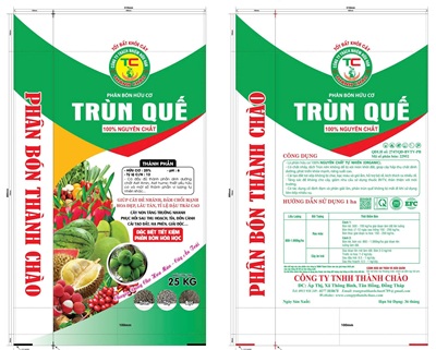 Phân hữu cơ trùn quế - Công Ty TNHH Thành Chào