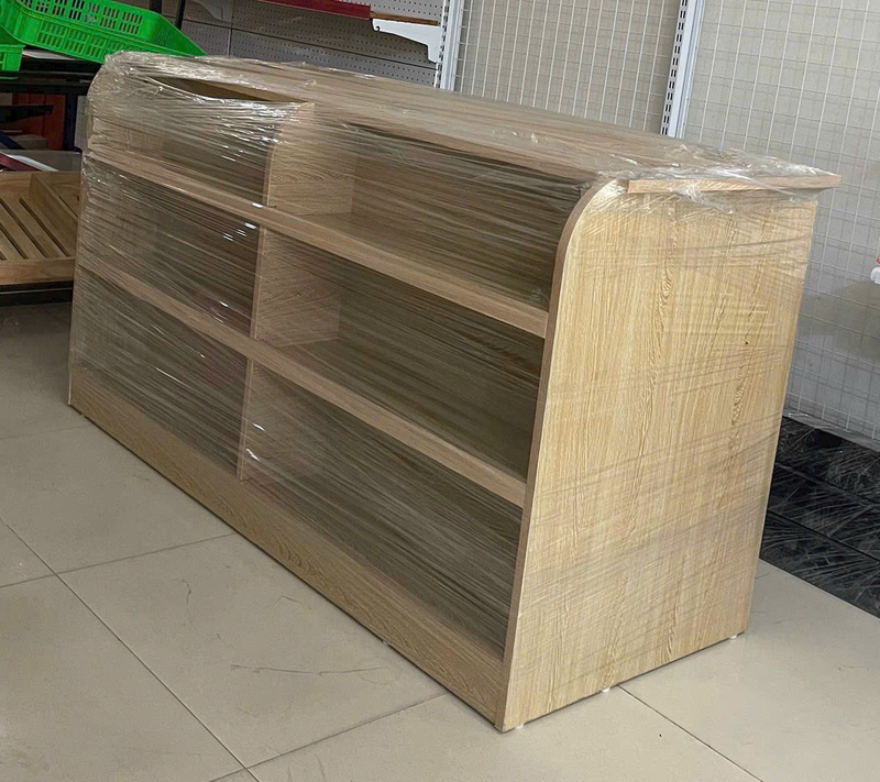 Quầy thu ngân gỗ 1.2m