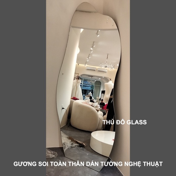 Gương soi toàn thân dán tường nghệ thuật - Nhà Máy Sản Xuất Gương Kính Nghệ Thuật Cao Cấp Treo Tường Gương Kính Thủ Đô Glass - Công Ty Cổ Phần Thủ Đô Glass