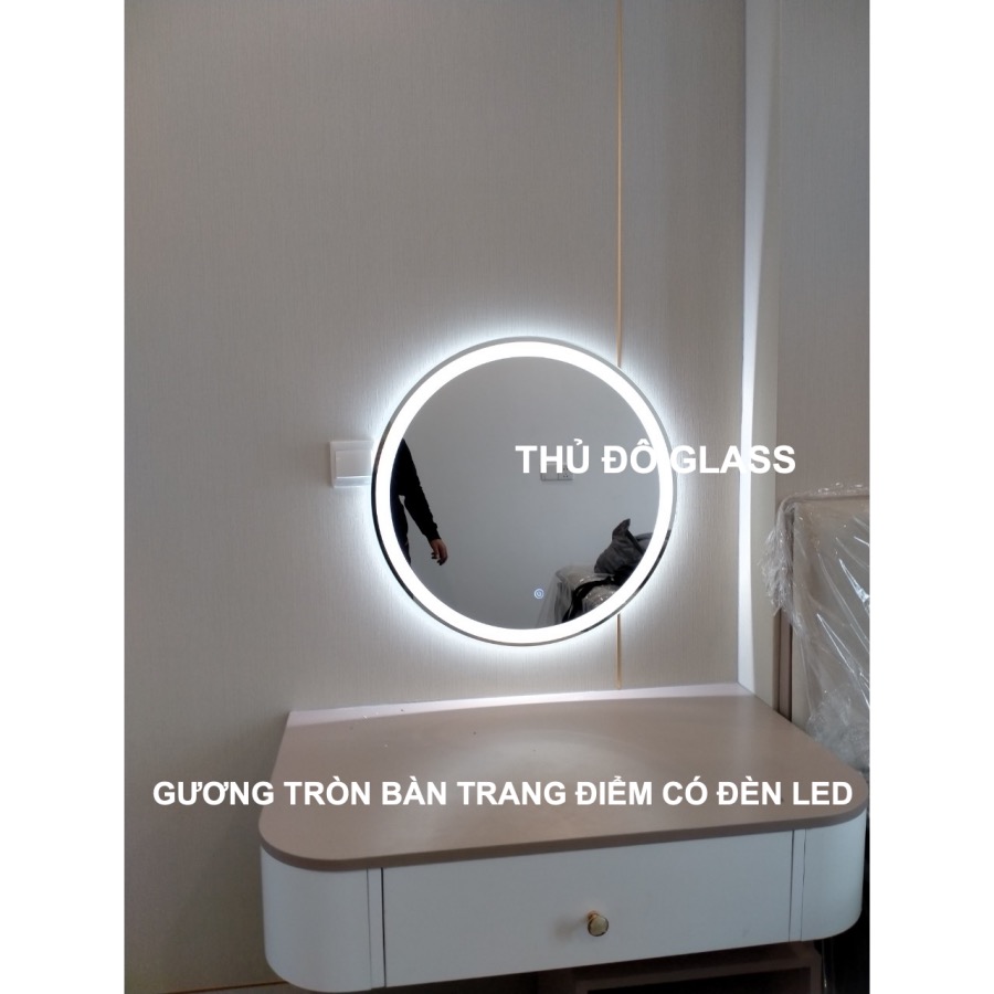 Gương tròn treo tường bàn trang điểm - Nhà Máy Sản Xuất Gương Kính Nghệ Thuật Cao Cấp Treo Tường Gương Kính Thủ Đô Glass - Công Ty Cổ Phần Thủ Đô Glass