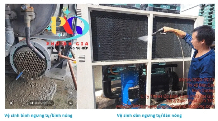 Bảo trì máy chiller - Cơ Điện Lạnh Phú An Gia - Công Ty TNHH Cơ Điện Lạnh Phú An Gia