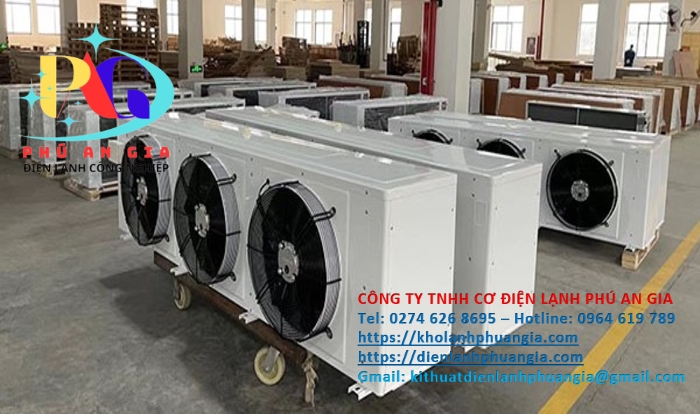 Dàn lạnh kho cấp đông - Cơ Điện Lạnh Phú An Gia - Công Ty TNHH Cơ Điện Lạnh Phú An Gia