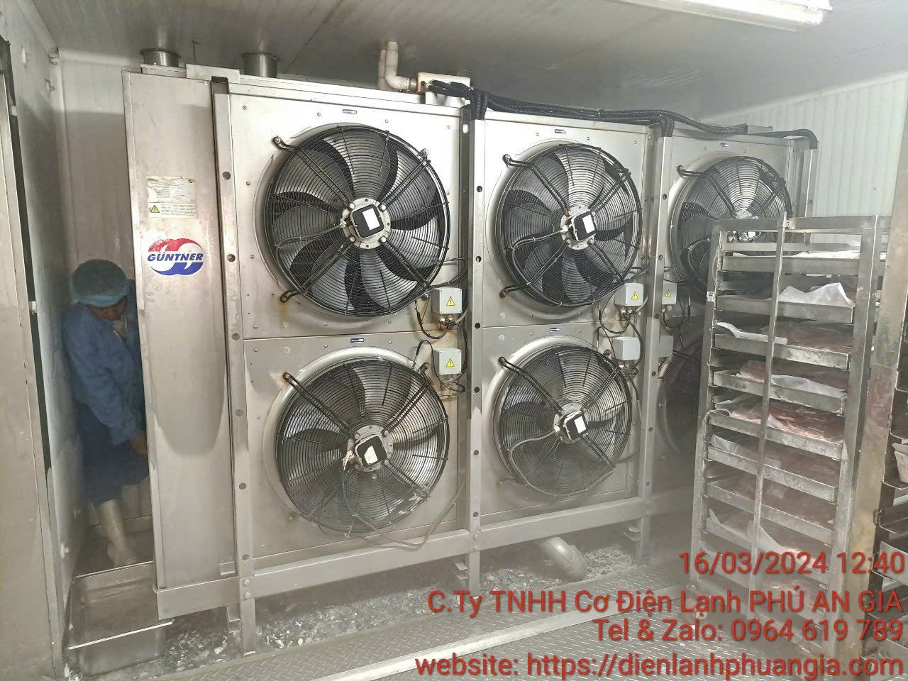 Kho cấp đông nhanh - Cơ Điện Lạnh Phú An Gia - Công Ty TNHH Cơ Điện Lạnh Phú An Gia