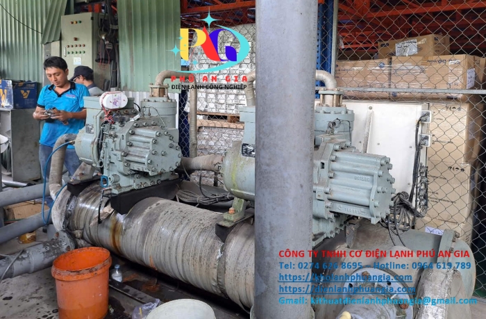 Sửa chiller làm lạnh nước - Cơ Điện Lạnh Phú An Gia - Công Ty TNHH Cơ Điện Lạnh Phú An Gia