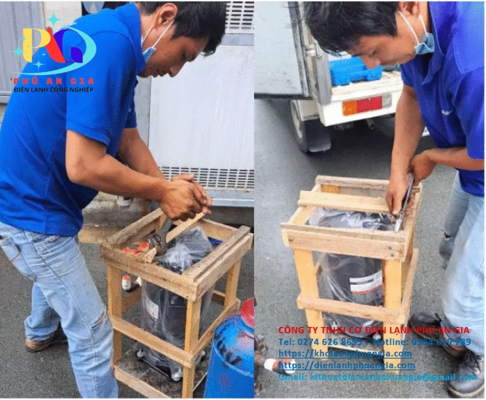 Sửa máy chiller tại Vsip - Cơ Điện Lạnh Phú An Gia - Công Ty TNHH Cơ Điện Lạnh Phú An Gia