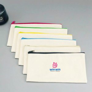 Túi vải Canvas Win Win túi đựng bút chì