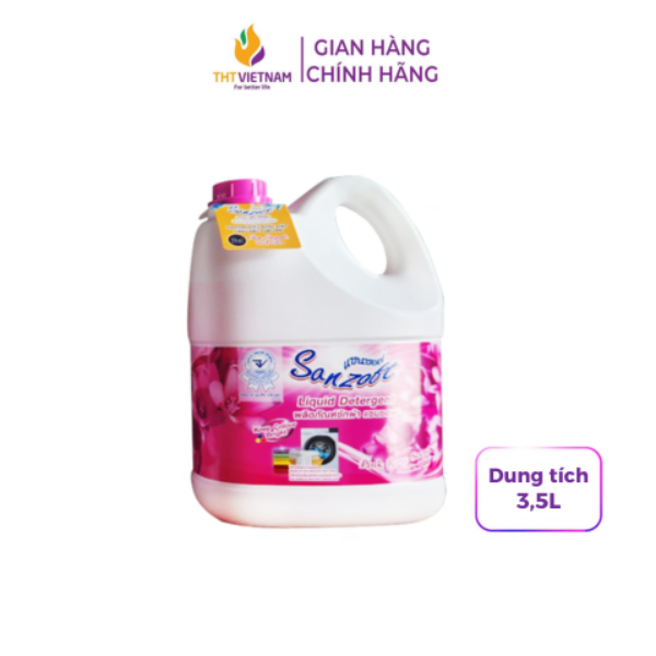 Nước giặt xả Sanzoft - Công Ty Cổ Phần Đầu Tư Thương Mại Xuất Nhập Khẩu THT Việt Nam