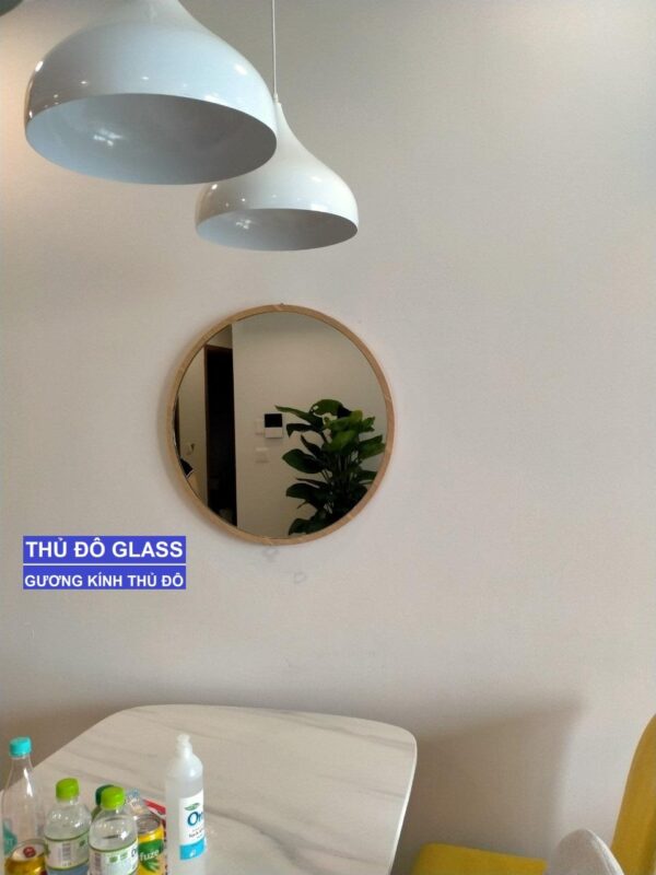 Gương tròn treo tường bàn ăn - Nhà Máy Sản Xuất Gương Treo Tường Decor Nghệ Thuật Theo Yêu Cầu Thủ Đô Glass - Công Ty Cổ Phần Thủ Đô Glass